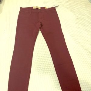 Hollister Maroon Pants